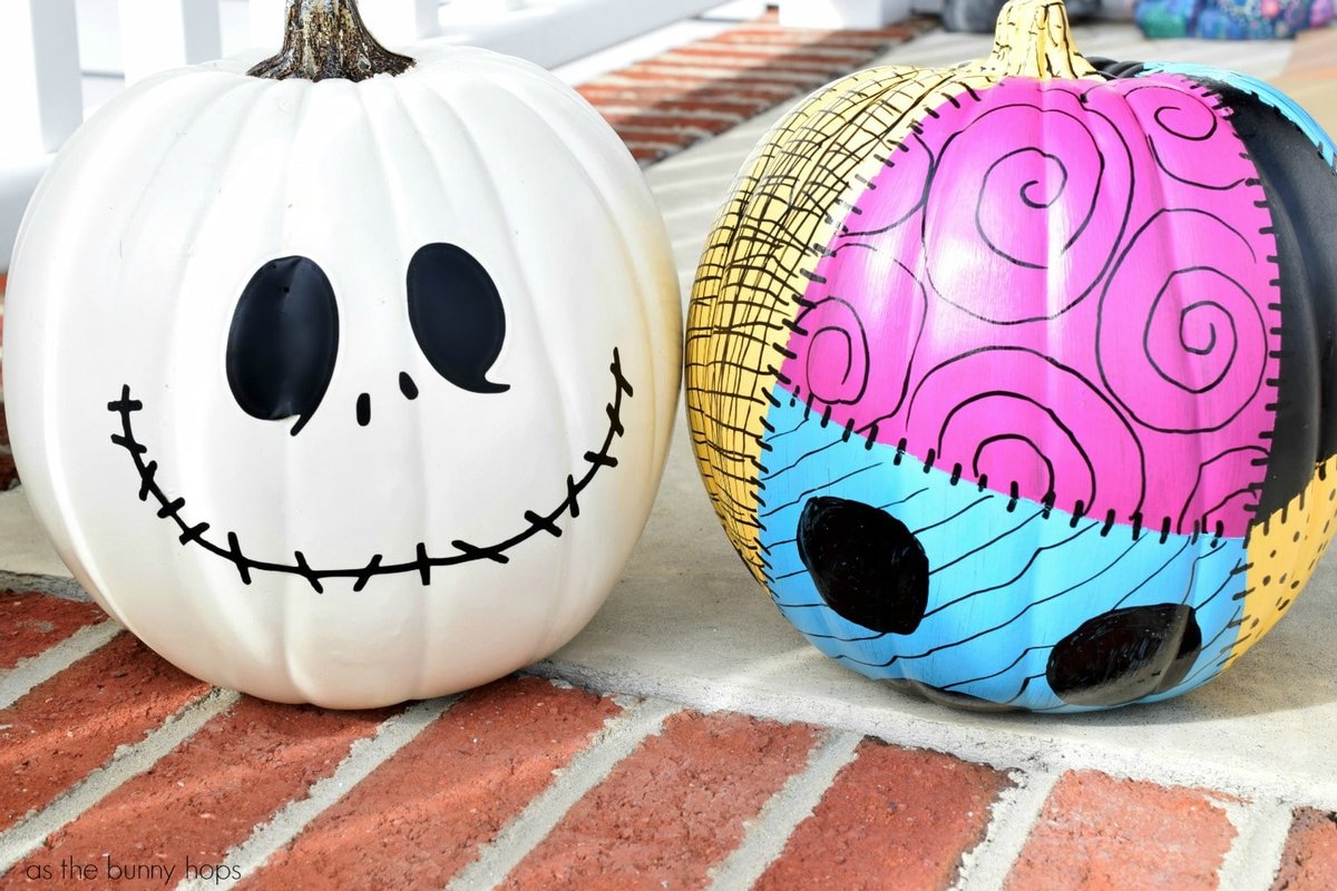 No-Carve Jack Skellington Pumpkin Designs for Mess-Free Decor