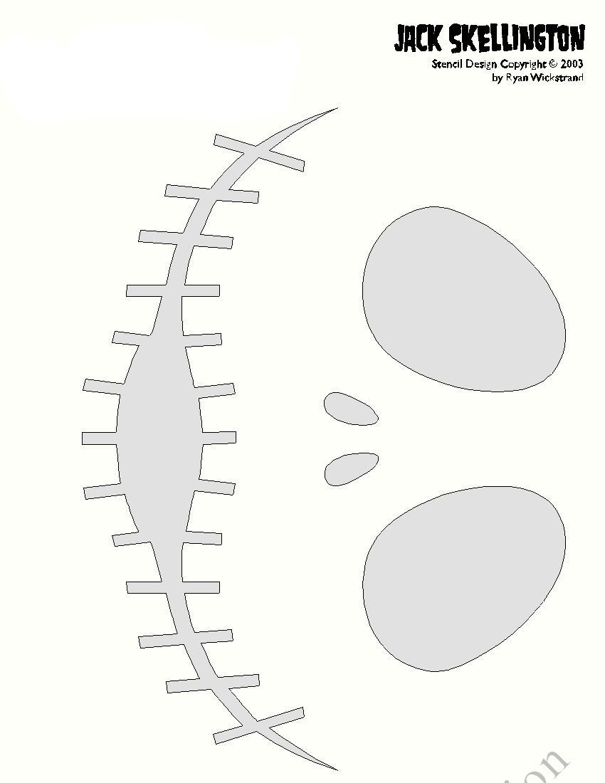 Printable Jack Skellington Pumpkin Stencils & Templates for Your Halloween Pumpkin